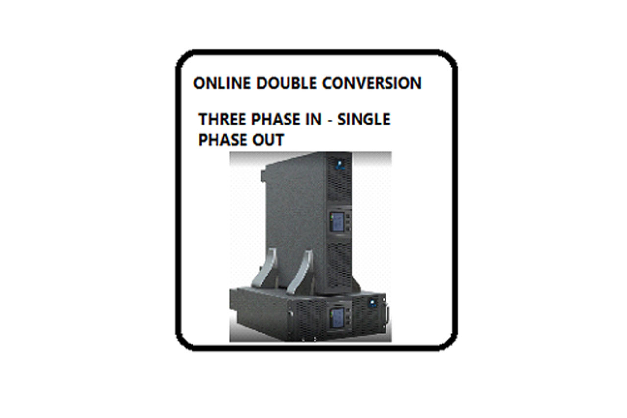 online double conversion three phase in single phase out
